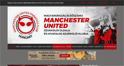 Desktop Screenshot of manutdfanatics.hu